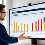 **

A confident, professional-looking individual presenting a visually engaging investment portfolio on a large screen to a group of diverse clients in a modern office setting. The portfolio displays charts and graphs highlighting positive returns and clear, concise explanations of investment strategies. The atmosphere is bright, and the overall impression is one of trust, competence, and success. Focus on conveying trustworthiness and data-driven results.

**