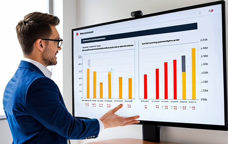 **
A confident, professional-looking individual presenting a visually engaging investment portfolio on a large screen to a group of diverse clients in a modern office setting. The portfolio displays charts and graphs highlighting positive returns and clear, concise explanations of investment strategies. The atmosphere is bright, and the overall impression is one of trust, competence, and success. Focus on conveying trustworthiness and data-driven results.
**