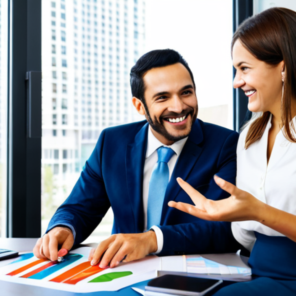 **

"A professional financial advisor, fully clothed in a business suit, sitting at a desk with a client in a modern office. The advisor is gesturing towards a colorful chart illustrating asset allocation. Client is smiling and engaged. Background shows a bright, organized workspace. safe for work, appropriate content, professional, perfect anatomy, natural proportions, well-formed hands, proper finger count, high quality, fully clothed, modest clothing, family-friendly."

**