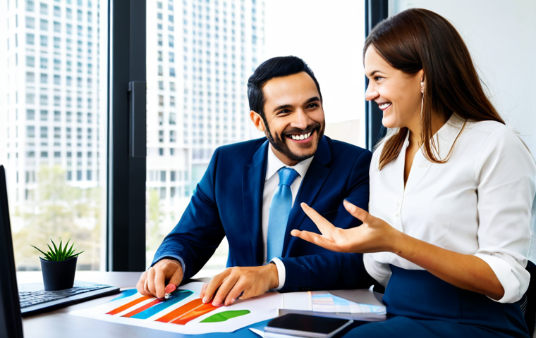 **

"A professional financial advisor, fully clothed in a business suit, sitting at a desk with a client in a modern office. The advisor is gesturing towards a colorful chart illustrating asset allocation. Client is smiling and engaged. Background shows a bright, organized workspace. safe for work, appropriate content, professional, perfect anatomy, natural proportions, well-formed hands, proper finger count, high quality, fully clothed, modest clothing, family-friendly."

**