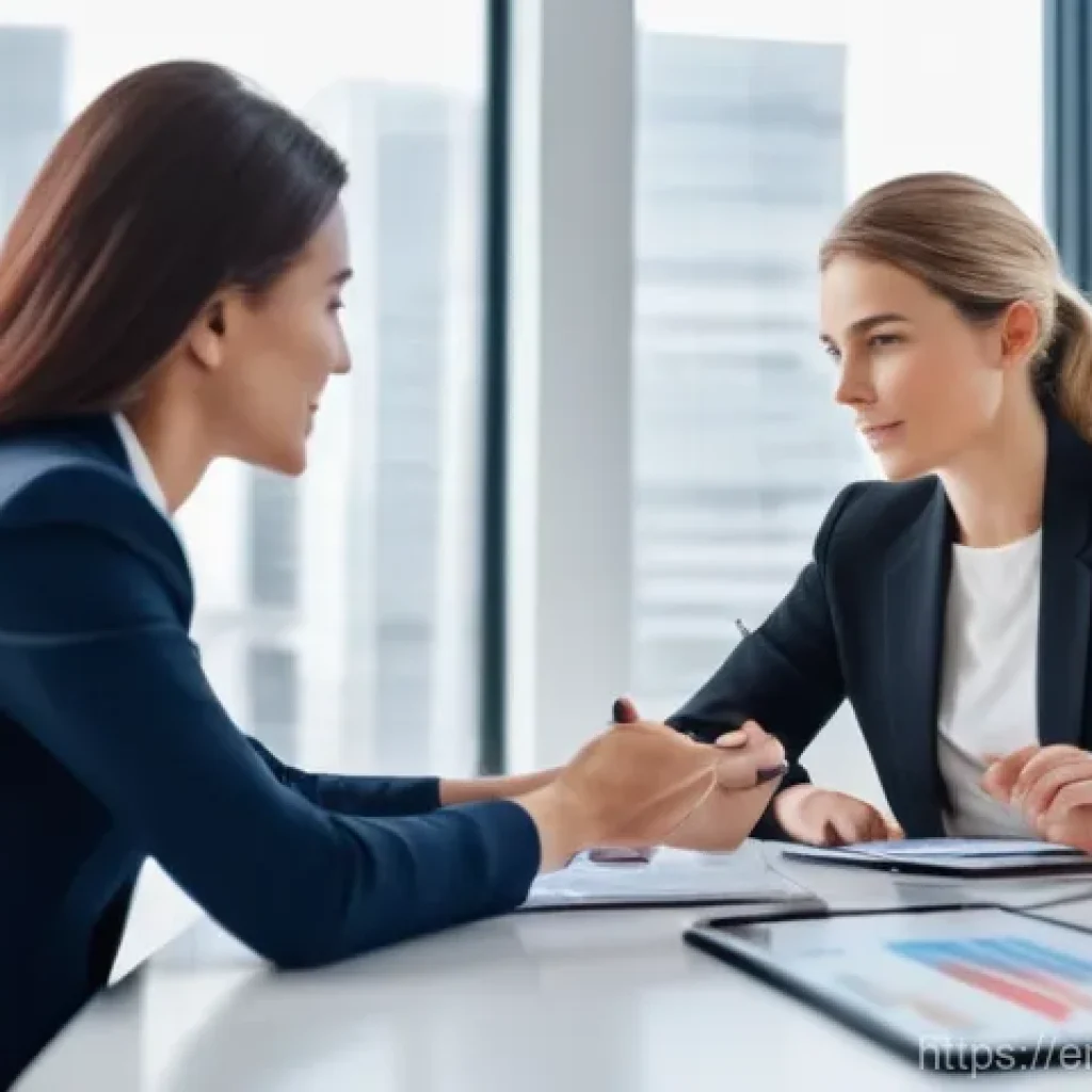 펀드투자상담사와 관련된 직무 인터뷰 준비법 - **Prompt: Empathetic Financial Advisory and Client Connection**
    "A professional and diverse fema...