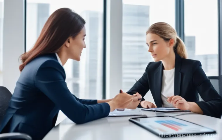 펀드투자상담사와 관련된 직무 인터뷰 준비법 - **Prompt: Empathetic Financial Advisory and Client Connection**
    "A professional and diverse fema...