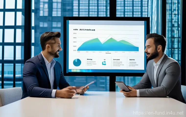 펀드투자상담사 직무 기술 트렌드 - **Image Prompt 1: The AI-Powered Modern Advisor**
"A sleek, modern financial advisor's office wi...