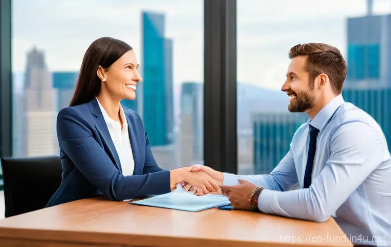 펀드투자상담사와 고객 재무 건강 관리 사례 - **Prompt: The Human Touch in Financial Planning**
"A diverse couple, a man in his late 30s and a...