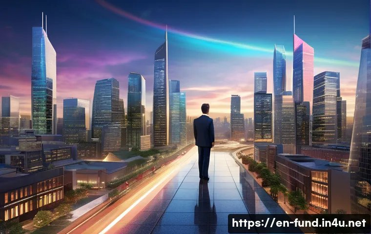 펀드투자상담사 관련 금융 상품 사례 - The Illuminated Path of Investment Clarity**

"A dynamic wide shot illustrating a complex, diverse c...