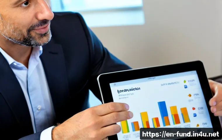 펀드투자상담사로서 경력 성장 가능성 - Photorealistic financial advisor in a smart business suit meeting with a middle-aged client at a bri...